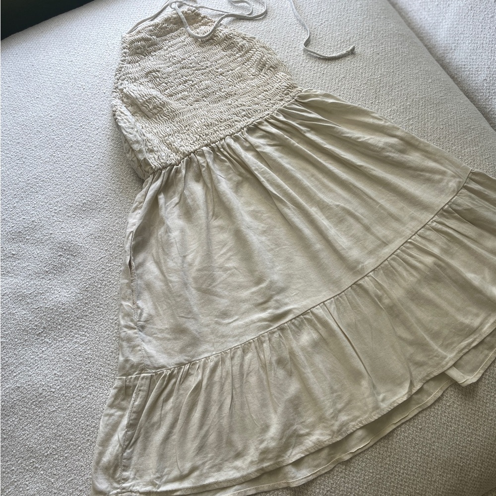 Urban Renewal linen halter mini dress - Picture 6 of 11